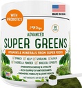 iHeartDogs Super Greens for Dogs with Broccoli Spruitjes & Spirulina Powder - Seizoensgebonden Allergie & Immune Support Hondengroen Poeder - Vitaminen, Antioxidanten & Mineralen Supplement voor honden