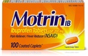 Motrin IB Pain Reliever Fever Reducer (NSAID) Ibuprofen Tabletten, 100 Tellen