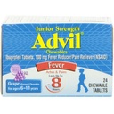 Advil Junior Kracht Pijn Reliever - 24 Kauwtabletten