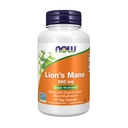 NOW Foods Supplements, Lion's Mane 500 mg, Super Paddestoelen, Gemaakt met biologische Lion's Mane Paddestoelen, 60 Veg Capsules