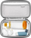 ROLSOCO Carrying Case voor Astma Inhalator voor kinderen en volwassenen,Inhalator Spacer Travel Case voor Apparaat, Mask en andere accessoires (alleen zaak)
