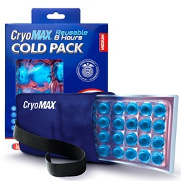 Cryo-Max Cold Pack, 8 uurs herbruikbare koude therapie ijspakket voor Ellebogen, knieën, nek + meer, medium, 6" x 12" (1 telling)
