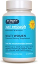 Dr. Siegal's Just Enough Multivitamins for Women - 60 Capsules - 60 Servings Women's Health Supplements - Vegetarian Multivitamin for Women - Womens Multivitamins - Women's Daily Multivitamin
