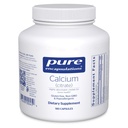 Pure Encapsulations Calcium (Citraat) - Supplement voor bot, tanden, colon en cardiovasculaire gezondheid ondersteuning* - met Premium Calcium citraat - 180 capsules
