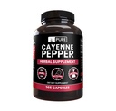 PURE ORIGINEEL INGREDIËNTEN Cayenne Pepper (365 capsules) No Magnesium Or Rice Fillers, Pure, Lab geverifieerd