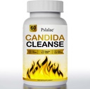 Candida Cleanse, Candida Cleanse Detox voor vrouwen & mannen, helpt Gut en vaginale gezondheid, Vrouwelijke Balance Complex voor vrouwen, Candida Overgroei (60 capsules)