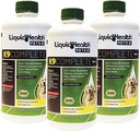 LIQUIDHEALTH Huisdieren K9 Complete 8-in-1 vloeibare multivitamine voor volwassen senior honden en puppies, alles in één Formule Canine Vitaminen voor huid en jas, Joint Health, Immune Support - USA Made (3 Pack)
