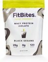 Boba Wei Protein Isolaat (Zwarte Sesam), 5.9g BCAA's, Glutenvrij, Zero, Suiker, Bubble Thee Proteïne Poeder