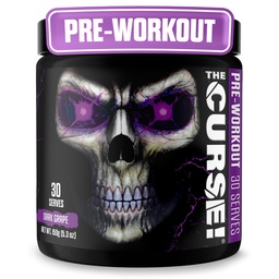 JNX SPORTS The Curse! Dark Grape Pre Workout Powder with Createine 