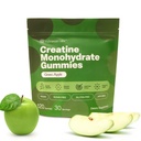 Creatine Gummies 5g Monohydraat + Taurine & B12 - Suikervrij, Veganistisch, Glutenvrij - Groene Apple - 120 Tellen (30 porties) voor sterkte, energie en focus