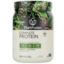 PlantFusion Complete Vegan Protein Powder - Plant Based Protein Powder with BCAAs, Digestieve Enzymen and Pea Protein - Keto, Glutenvrij, Niet-Dairy, Geen Suiker, Niet-GMO - Natural-No Stevia 0,93 lb