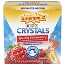 Emergen-C Kidz Crystals, On-the-Go Emergen-C Immune Support Supplement met Vitamine C, B Vitaminen, Zink en Mangaan, Sparkly Aardbei, Stocking Stuffer - 56 Stick Packs