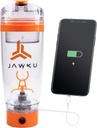 JAWKU POWER SHAKER FLES NU MET DRY OPSLAG VERPAKKING // Een krachtige 11.000 RPM Mixer en ingebouwde oplader voor uw apparaten / 600ml (20oz.) BPA-vrij / *NEW* DRY OPSLAGVERPAKKING