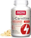 Jarrow Formules L-Carnitine 500 mg - 100 Veggie Licaps - Belangrijke Cofactor voor energieproductie (ATP) van vetten - Veganistisch - Tot 100 porties