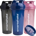 Smartshake Glossy 3-Pack Lite Protein Shaker Bottle 800 ml 