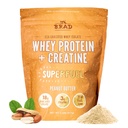 B.rad Superfuel - Grass Fed Whey Protein Isolaat Verhoogd met Creatine, Farm-Fresh, Easy-to-Digest, Clean Ingrediënten 2 Ponden 100% USA Bron: Pindakaas