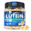 Luteïne 20mg 40mg en Zeaxanthine Supplementen voor Ogen, Luteïne Gummies met Omega 3, Saffron, Zink, Bilberry & Goji Berry voor Vision Ondersteuning - Oogvitaminen Gummies voor Senioren - Vegan, Suikervrij, 60ct