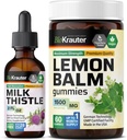 BIO KRAUTER Melkdistel Tinctuur 2 Fl. Oz. & Citroen Balsem 60 Gummies
