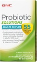 GNC Probiotic Solutions Adults, Customized Vegetarian Formula for Adults 50+, Supports Digestive and Immune Health, 30 Capsules