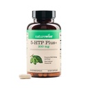 NatureWise 5-HTP 200mg Supplement from Griffonia Seeds with Cofactor Vitamin B6 - Mood Support and Natural Sleep Aid for Adults - Delayed-Release, Vegan - 60 Count[2-Month Supply]