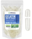 XPRS Nutra Maat 3 Lege Capsules - 1000 Telle Lege Gelatine Capsules - Pillen DIY Capsule vullen - Heldere Pure Bovine Pill Gel Cap Vulbaar voor Do-It-Yourself Vitaminen en Supplementen