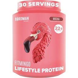 BIRDMAN Fitmingo Vegan Protein Powder with Inositol, Collageen Boosters, Hyaluronic Acid and Vitamins 