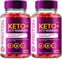 VIVE MD Proton Keto ACV Gummies Advanced Weight Management, Proteine Keto ACV Gummies, Proton Keto Plus Gummies met Apple Cider Vinegar Supplement 1000mg, Proton Keto+ACV Gummies Reviews (2 Pack)