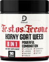 90 Capsules - 8in1 Geile geitenkruid voor mannen, Tribulus Terrestris, L-Arginine, Maca Root, Tongkat Ali, Beetwortel - Energy Workout Spierkracht ondersteuning