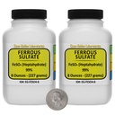 Ferrosulfaat [FeSO4] 99% ACS-kwaliteit Poeder 1 Lb in twee space-saver flessen