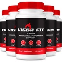 (5 Pack) Vigor Fix mannelijke supplement, VigoFix pillen voor mannen, dagelijkse voeding voor algemene gezondheid en welzijn, Vigo vaste ondersteuning capsules voor vertrouwen en energie, beoordelingen (300 capsules)