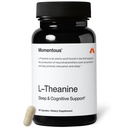 Momenteuze L-Theanine supplement - 200 mg capsules ter bevordering van ontspanning en concentratie - NSF gecertificeerd voor sport - GGO- & Glutenvrije - 60 porties