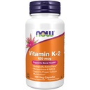 NOW Voedingssupplementen, Vitamine K-2 100 mcg, Menachinon-4 (MK-4), Ondersteunt Bone Health*, 100 Veg Capsules