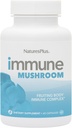 Natures Plus Immune Mushroom - 60 Capsules - Fruiting Body Immune Complex - van zeven verschillende paddo's - levert belangrijke Micronutriënten - Veganistisch, Glutenvrij - 30 porties