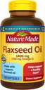 Nature Made Organic Flaxseed Oil 1.400 mg - Omega-3-6-9 for Heart Health - 300 Count (Pack of 1)