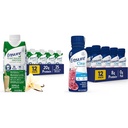 Zorg ervoor dat 100% plantaardige Vegan eiwit voeding Shakes met 20g Fava Bean en Pea Protein, Vanille & Zorg voor vloeibare heldere voeding Drank, 0g vet, 8g eiwit, Blueberry Granaatappel, 10 Fl Oz