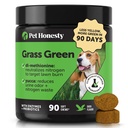 Grasgroen hondenkauwen - Urineneutralizer voor gazon, hond pee gras helpt Yard blijven Groen adresseren brandvlekjes met probiotica en enzymen (eenden)