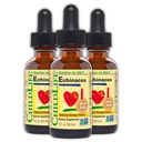 KINDLIFE ESSENTIËLES Echinacea voor kinderen - Kinderen Echinacea druppels, vloeibare tinctuur, alcoholvrije supplement voor baby's, peuters, kinderen - natuurlijk oranje, 1 Fl Oz (verpakking van 3)