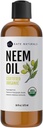 Kate Naturals Neem Oil for Plant Spray. 100% Pure Cold Pressed Neem Concentraat met Azadirachtin (16oz, Safe for Pets, Dogs)