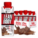 LABRADA NUTRITION - Lean Body RTD Wei Proteine Shake, Handige On-The-Go Maaltijden Vervangingsshake voor mannen en vrouwen, 20 gram Proteïne Zero Sugar, Lactose & Gluten Free, Chocolade (verpakking van 16)