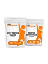 BulkSupplements Wei proteïne isolaat 1kg + Creatine 500g bundel