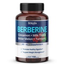 Premium Berberine Supplement met Ceylon Cinnamon, Bitter Meloen, Melkdistel - 150 Day Supply (150 Telling)