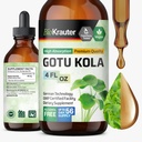 BIO KRAUTER Gotu Kola Tinctuur - Centella Asiatica Extract - Alcohol en Suikervrije Gotu Kola Extract - Vegan Drops 4 Fl.Oz.