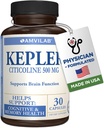 Kepler - Citicoline 500mg - Ondersteunt de hersenfunctie - CDP-Choline - voor cognitieve en geheugengezondheid - helpt bij het onthouden en terugroepen - Glutenvrij en niet-GMO - Dieetsupplement - 30 capsules
