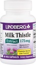 Lindberg Milk Thistle Extract 175 Mg, 60 Vegetarische Capsules- Gestandaardiseerd tot 80% Silymarin