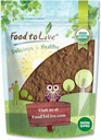 Food to Live Organic Red Reishi Mushroom Powder, 8 Ounces  Rijk aan antioxidanten en voedingsstoffen. Niet-GMO. 100% puur. Geweldig voor Smoothies.