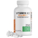 Bronson Vitamine K2 als MK-7 Menachinon 100 mcg Non-GMO, 250 Capsules