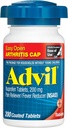 Advil (200 telling) Gemakkelijk Open Artritis Cap Pain Reliver/Fever Reducer Coated Tablet, 200mg Ibuprofen, Tijdelijke pijnverlichting