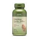 GNC Herbal Plus Odorless Knoflook 500mg supplement, vegetarisch, ondersteunt cardiovasculaire gezondheid, 100 porties
