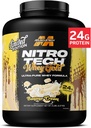MuscleTech Whey Protein Powder (Banana Cream, 5LB) - Nitro-Tech Whey Protein Isolaat Smoothie Mix voor Lean Muscle & Fast Recovery - 24g Whey Gold Protein voor vrouwen en mannen - Glutenvrij