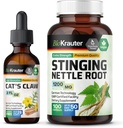 BIO KRAUTER Kattenklauw Tinctuur 2 Fl. Oz. & Stingnetel 100 Capsules